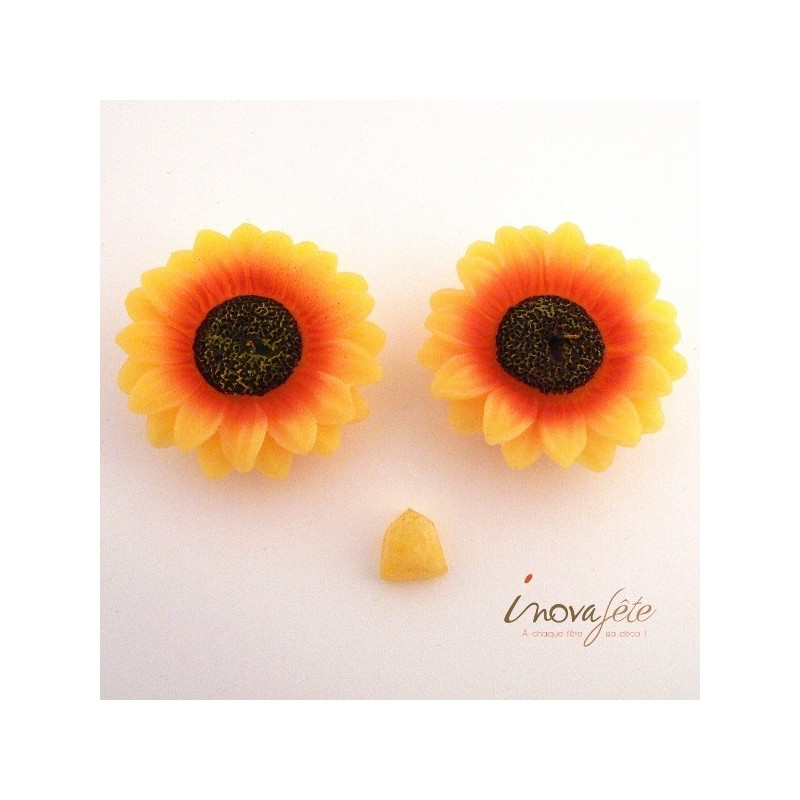 Bougies tournesols /2 Bougies tournesols /2