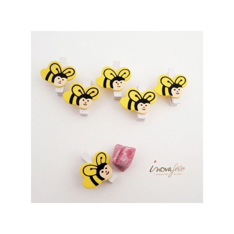 Pince abeille jaune /6 Pince abeille jaune /6