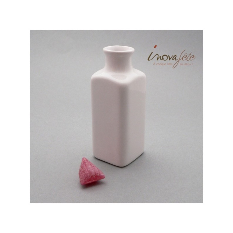 Vase soliflore blanc Vase soliflore blanc