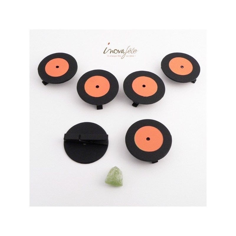 Pince disque orange et noir /6 Pince disque orange et noir /6