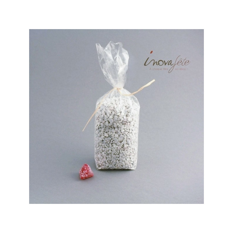 Sachet de petits graviers blancs