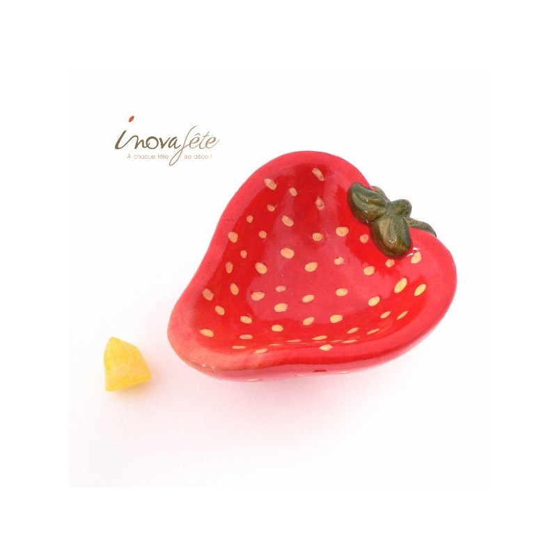 Coupe fraise en céramique - Label Fête Coupe fraise en céramique - Label Fête