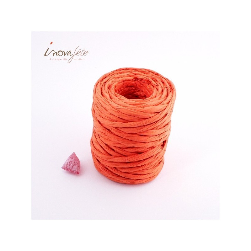 Corde de papier orange