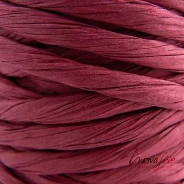 Corde de papier bordeaux