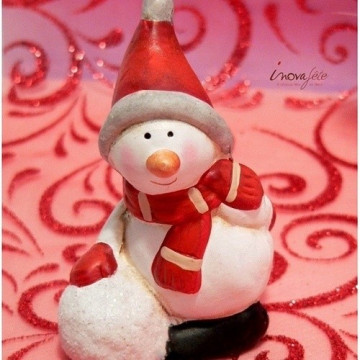 Bonhomme de neige avec boule /4