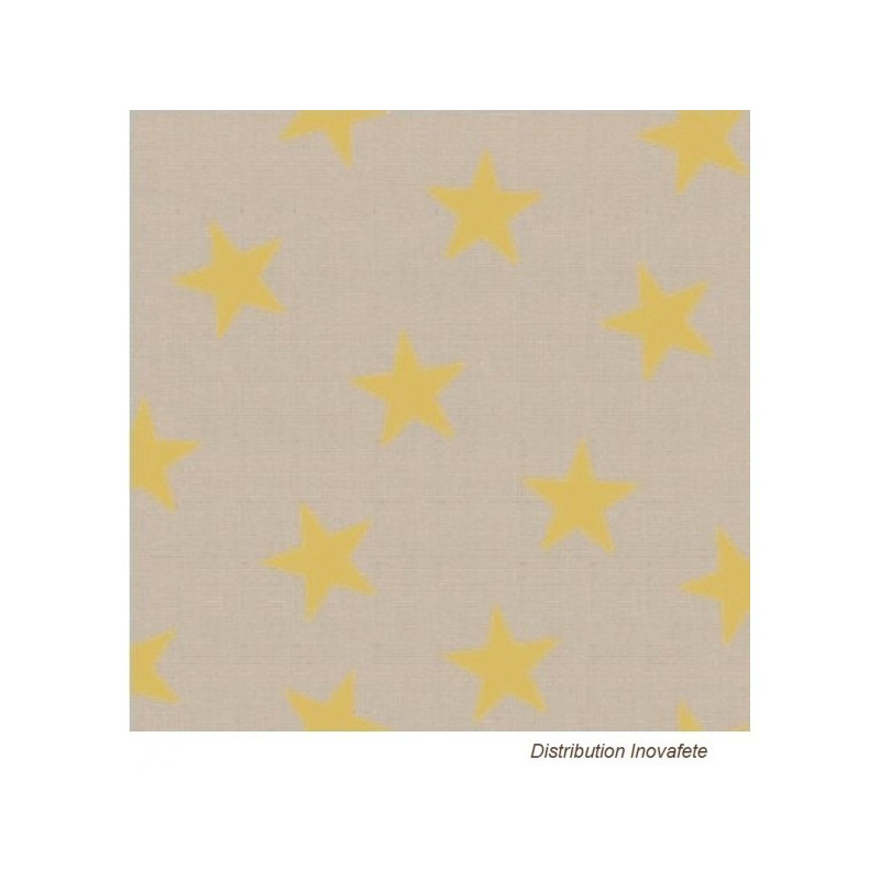 Serviettes papier décor étoiles or 33x33 cm Serviettes papier décor étoiles or 33x33 cm