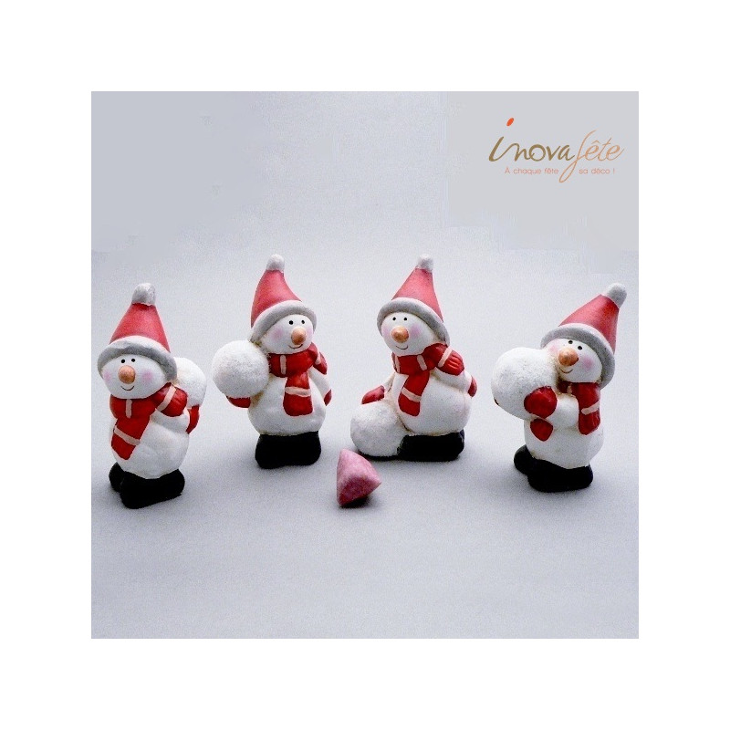 Bonhomme de neige avec boule /4 Bonhomme de neige avec boule /4