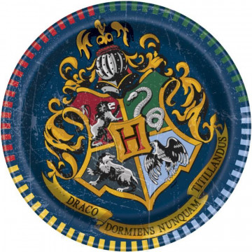 assiettes dessert harry potter Label Fête Hillion U59104 59104