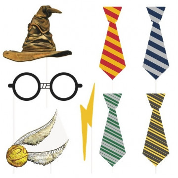 8 Accessoires de photos Harry Potter ™ - Jour de Fête - Harry Potter -  LICENCES ET THEMES