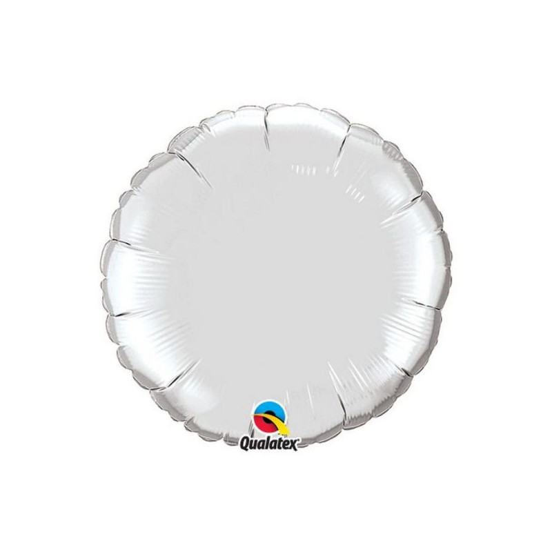 Ballon Rond Argent Qualatex 23145