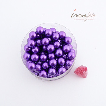 Perle boule violet - Label Fête Hillion