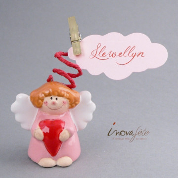 Déco petit Ange Rose Label Fête Hillion