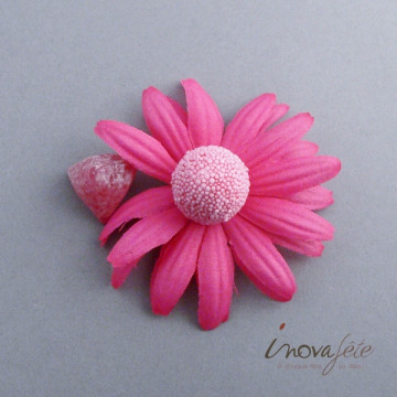 Déco tête de Gerbera rose Label Fête