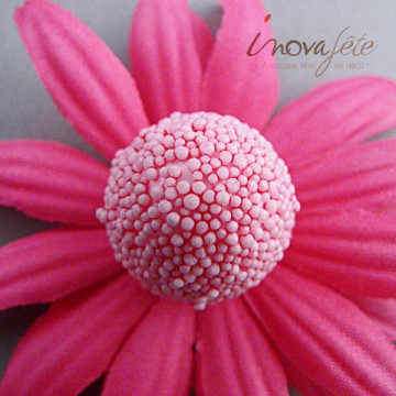 Déco tête de Gerbera rose Label Fête