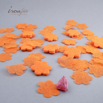 Fleur orange polytulle