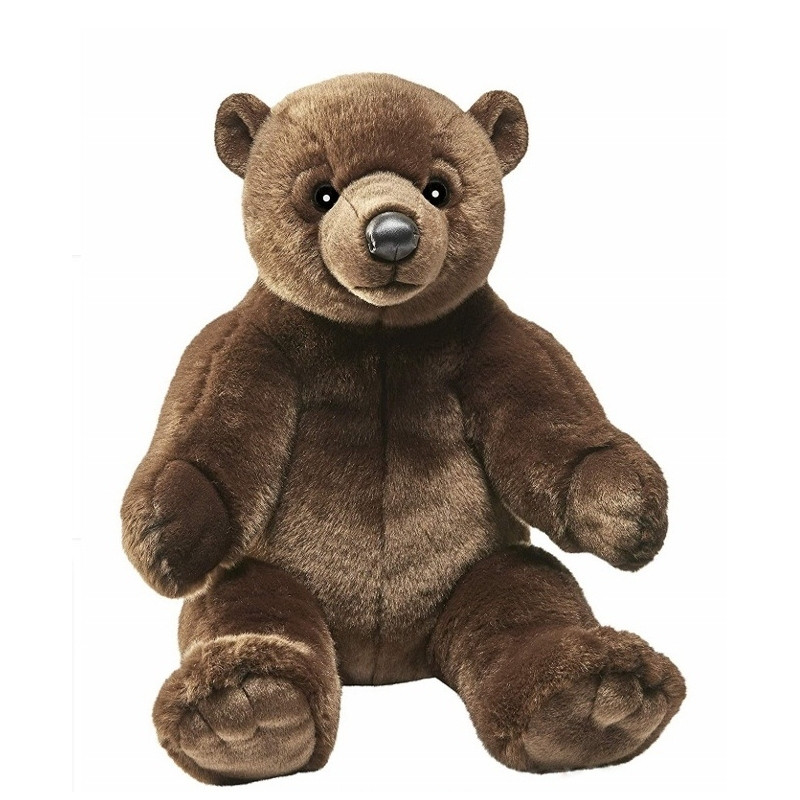 Peluche Ours Brun Cacao Assis - Label Fête