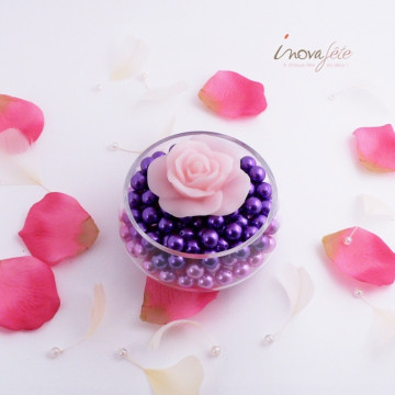 Perle boule violet - Label Fête Hillion