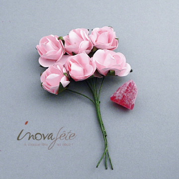 Fleur rose /36 - Label Fête