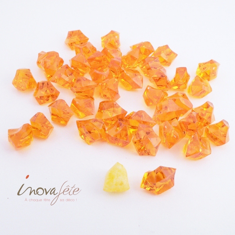 Pierre cristal orange /35 - Label Fête