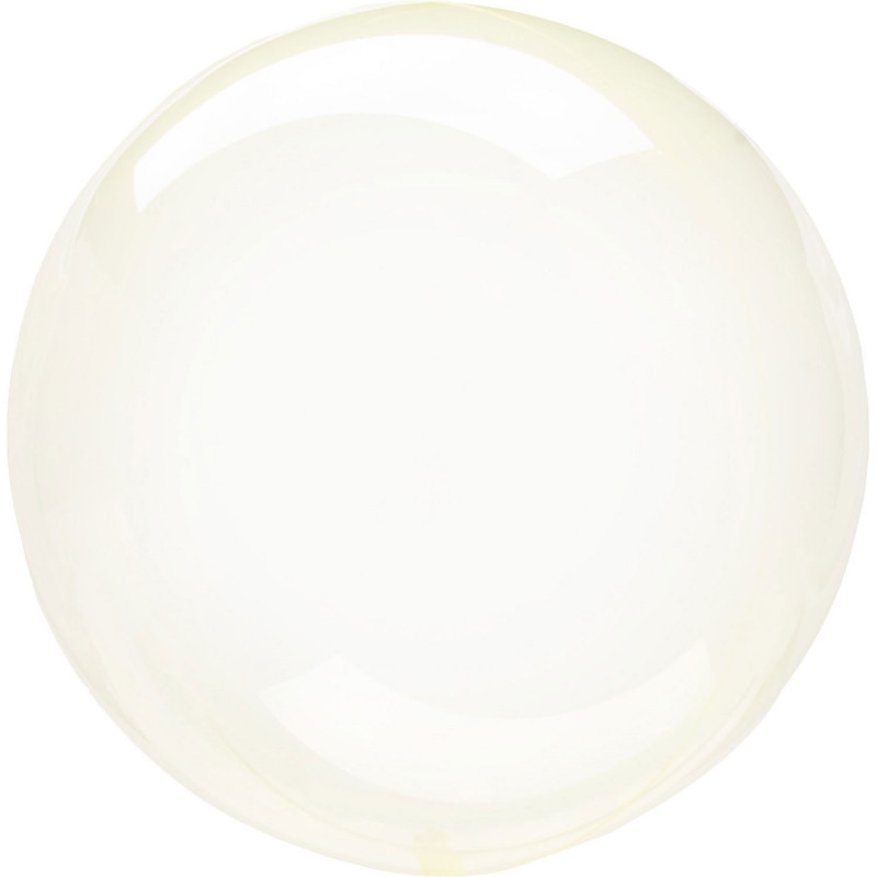 Ballon Bulle jaune transparent Amscan® - Label Fête