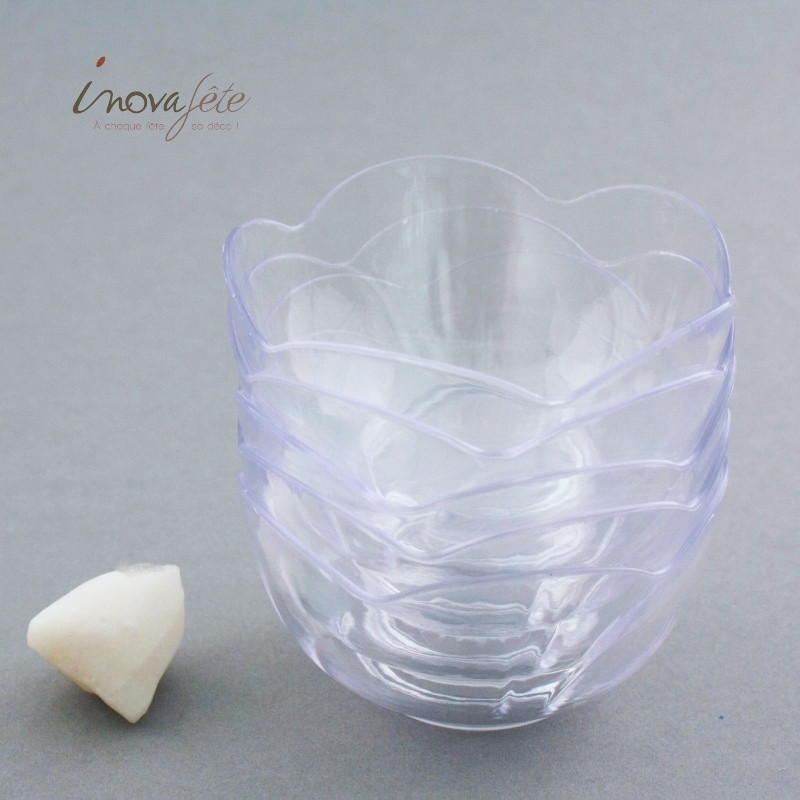 Verrine ronde plastique transparente ‘‘Bodega’’ 40ml 47mm H40mm