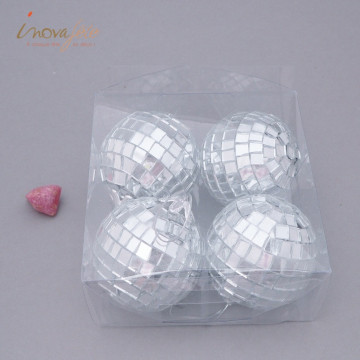 Boule disco argent /4 - Label Fête