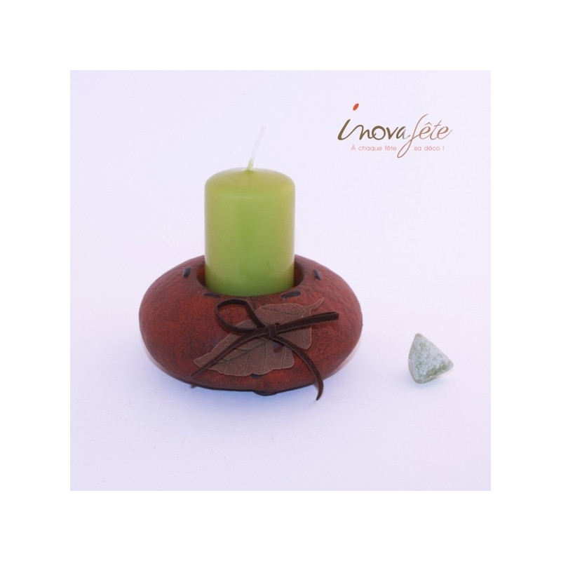Support de bougie terre cuite Support de bougie terre cuite