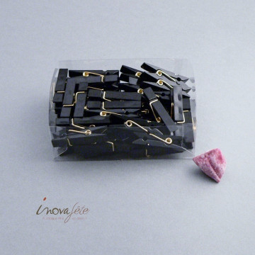 Petite pince noire /48 - Label Fête