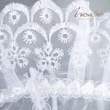 Décor petite ombrelle dentelle blanche - Label Fête