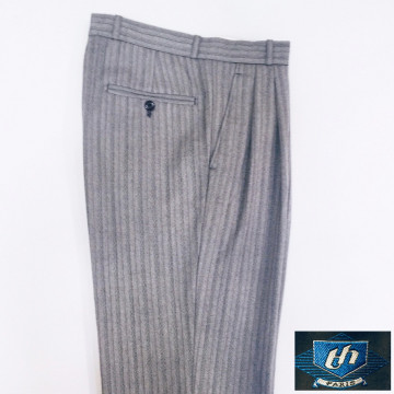 Pantalon de jaquette rayé gris - Label Fête