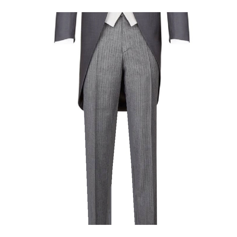 Pantalon de jaquette rayé gris - Label Fête