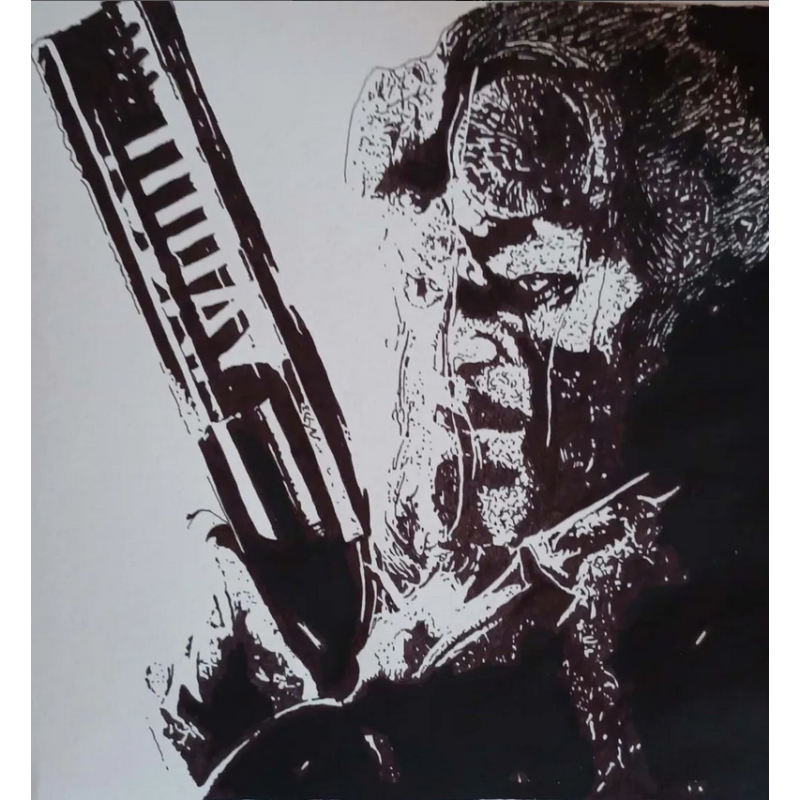 Dessin portrait Hellboy par ptite-lu-heure