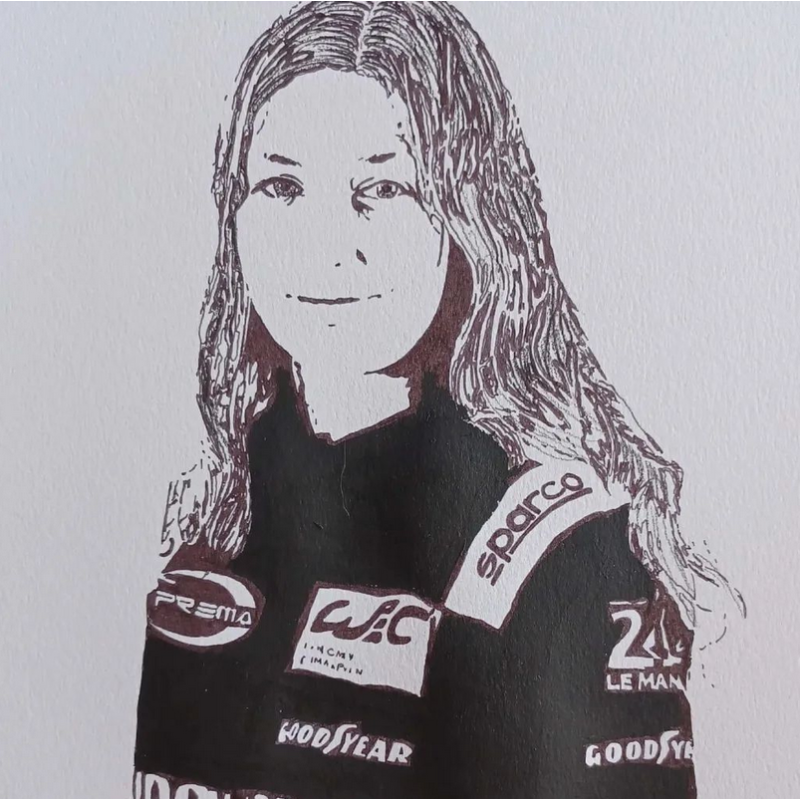 Dessin portrait Doriane Pin par ptite-lu-heure Dessin portrait Doriane Pin par ptite-lu-heure