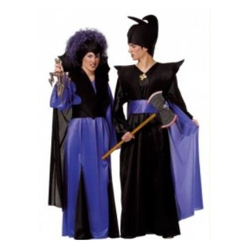 2 costumes sorcier et sorcière adulte - Label Fête