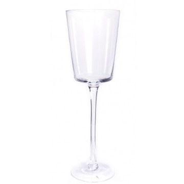 Vase ou photophore sur pied hauteur 45 cm  - Label Fête Hillion