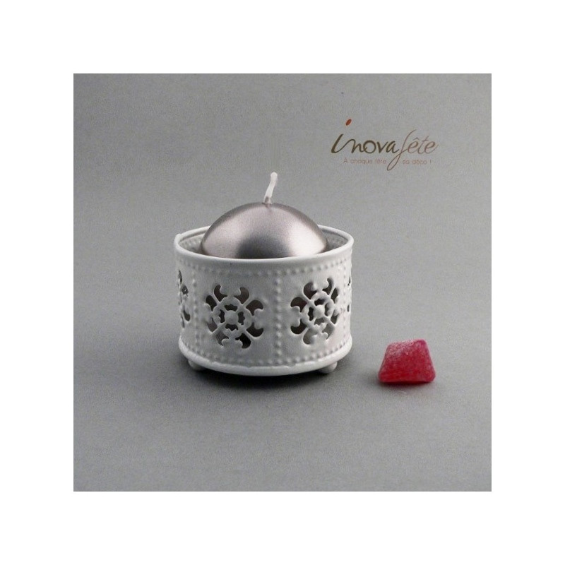 Pot métal émaillé blanc Pot métal émaillé blanc