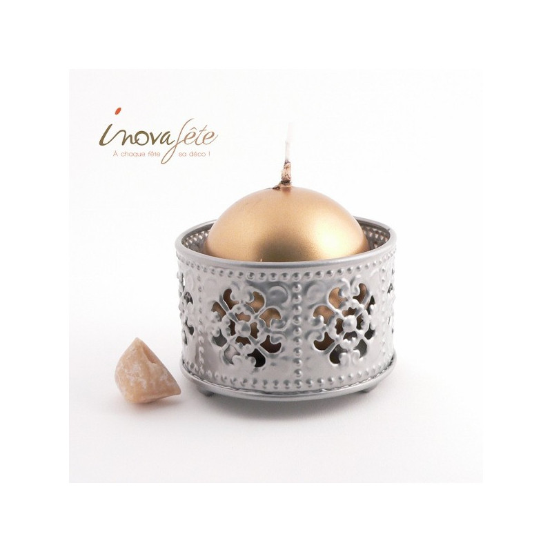 Pot métal émaillé gris Pot métal émaillé gris