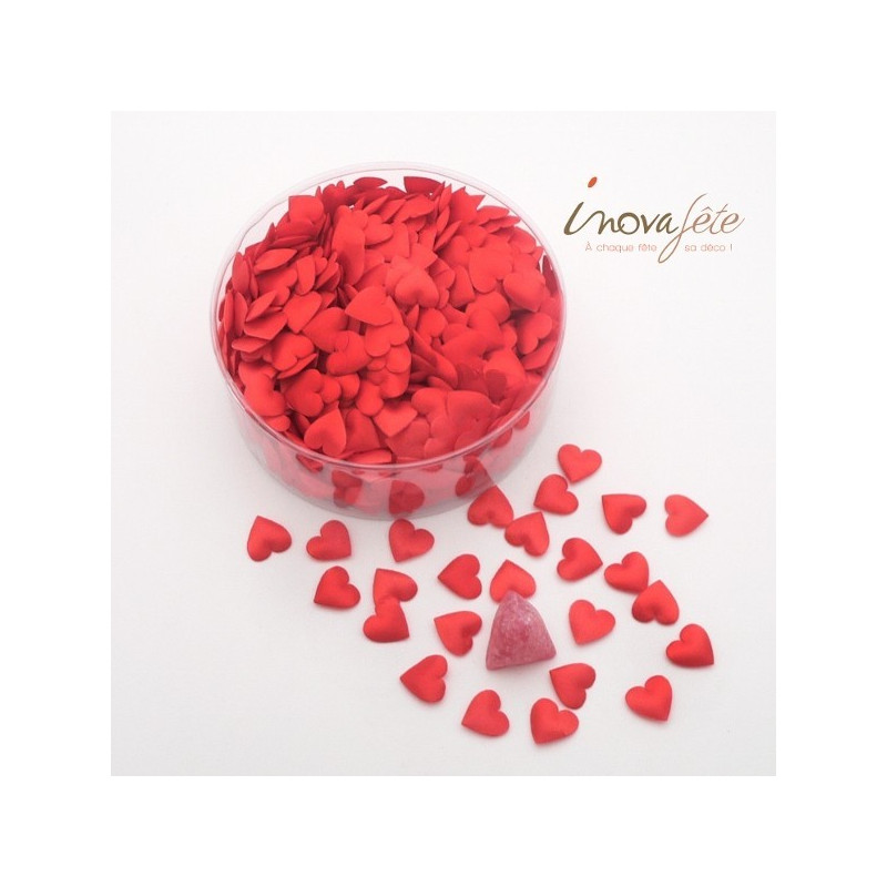 Mini coeur satin rouge /750 Mini coeur satin rouge /750