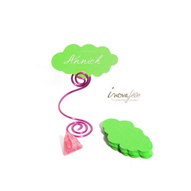Étiquette nuage vert anis /25 - Label Fête Étiquette nuage vert anis /25 - Label Fête