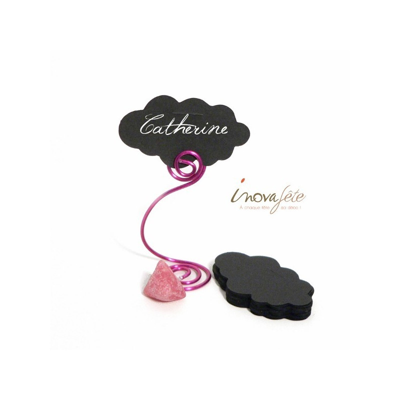 Etiquette nuage noir /25 - Label Fête Etiquette nuage noir /25 - Label Fête