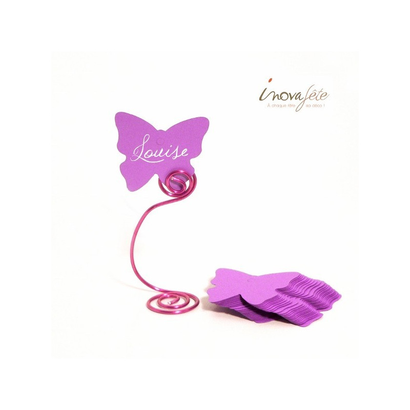 Étiquette papillon parme /25 - Label Fête Étiquette papillon parme /25 - Label Fête