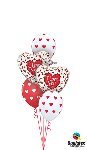 Bouquet de ballons d'amour de la fête des mères - Boutique de Fête Giggles