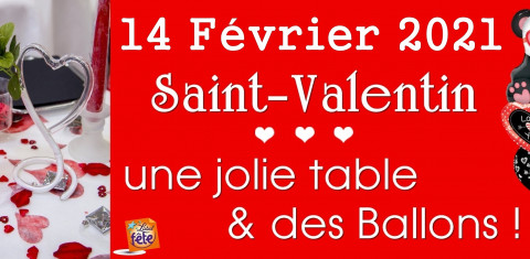 Fêtez la Saint-Valentin !