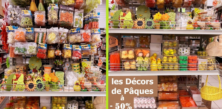 Décors Pâques -50%